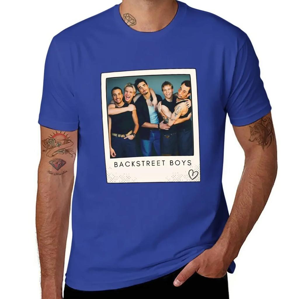 Backstreet Boys poster T-Shirt plain oversized boys whites men clothing