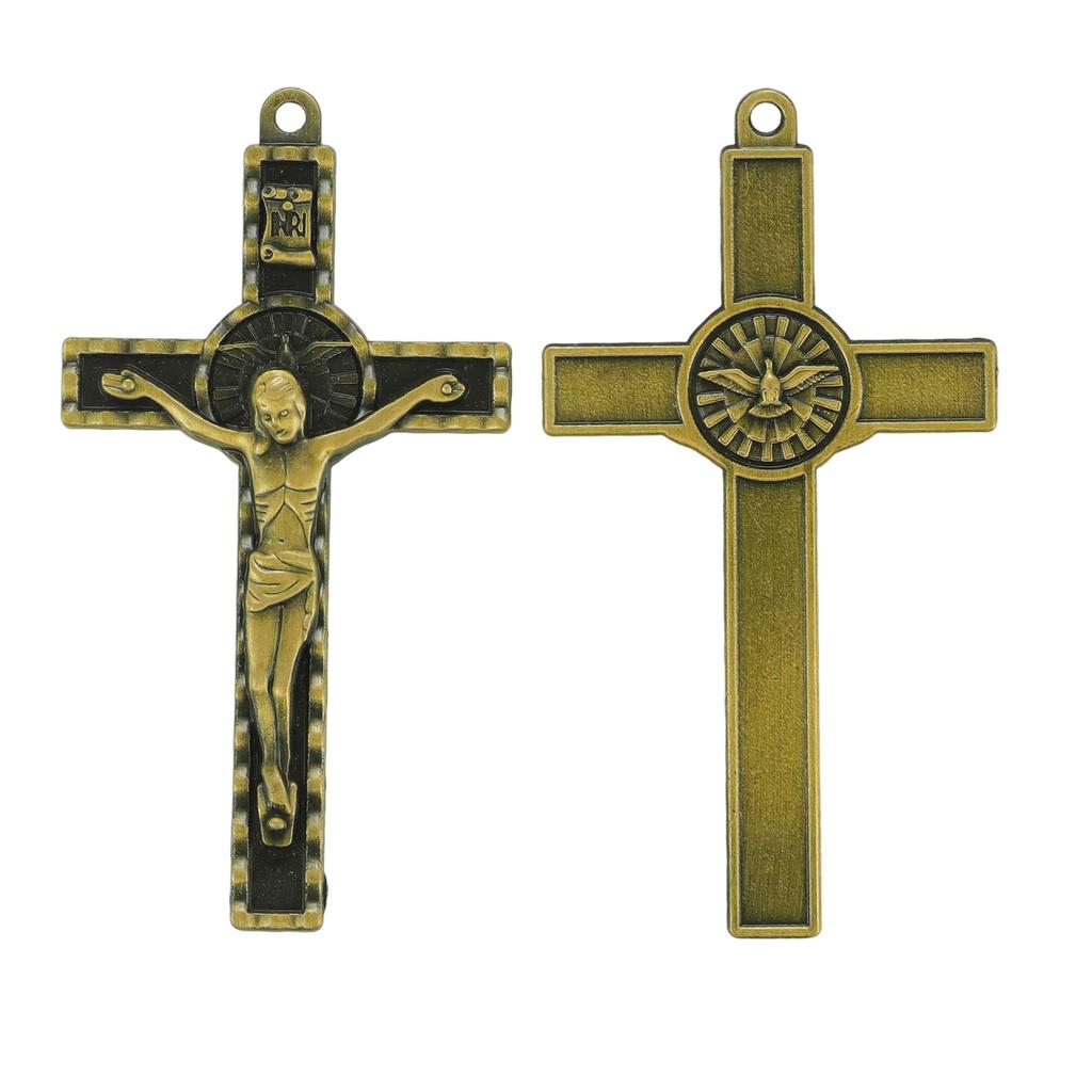 Multi Style St. Benedict's Cross, Jesus Christ Pendant, Religious Prayer Decoration Supplies