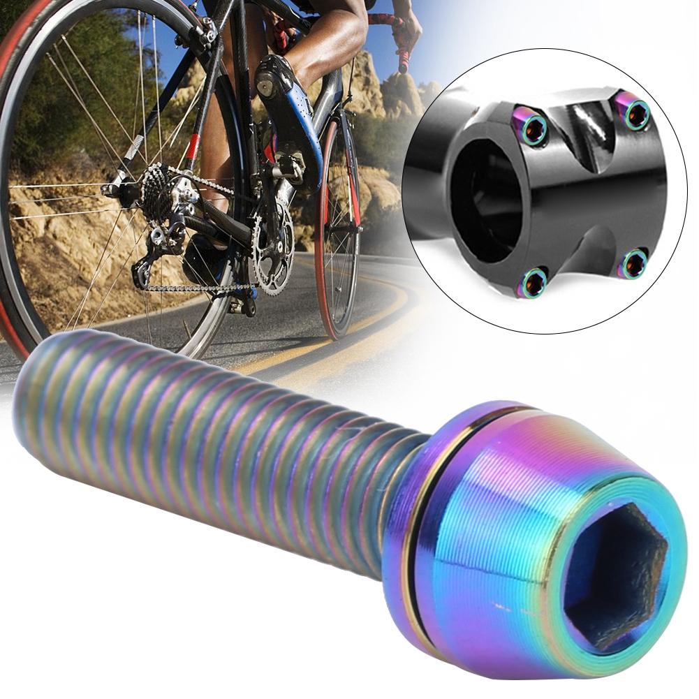 3PCS Alloy Bike Handlebar Stem Screws Disc Brake Clamp Set Screw Accessory