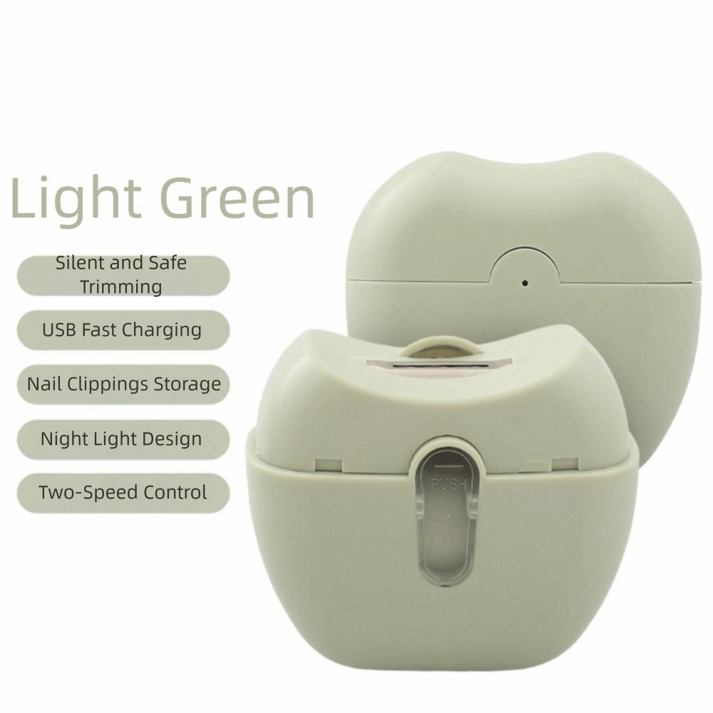 Smart Stop Technology Auto-Sensing Electric Nail Trimmer With Light Silent Nail Trimmer  Nail Care
