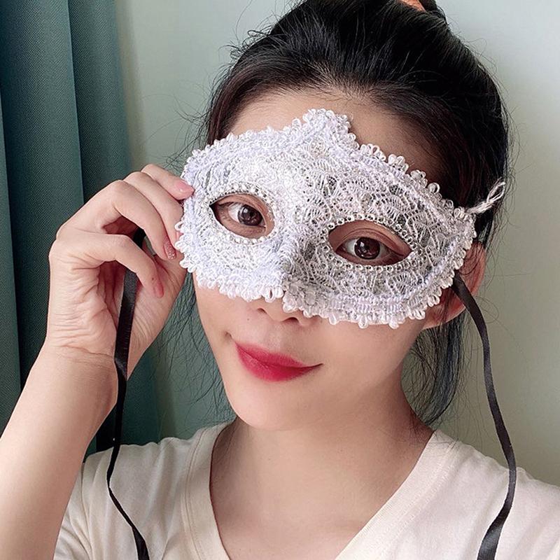 Aldult Mask Half Face Princess Halloween Masquerade Blindfold Lace Eye Mask