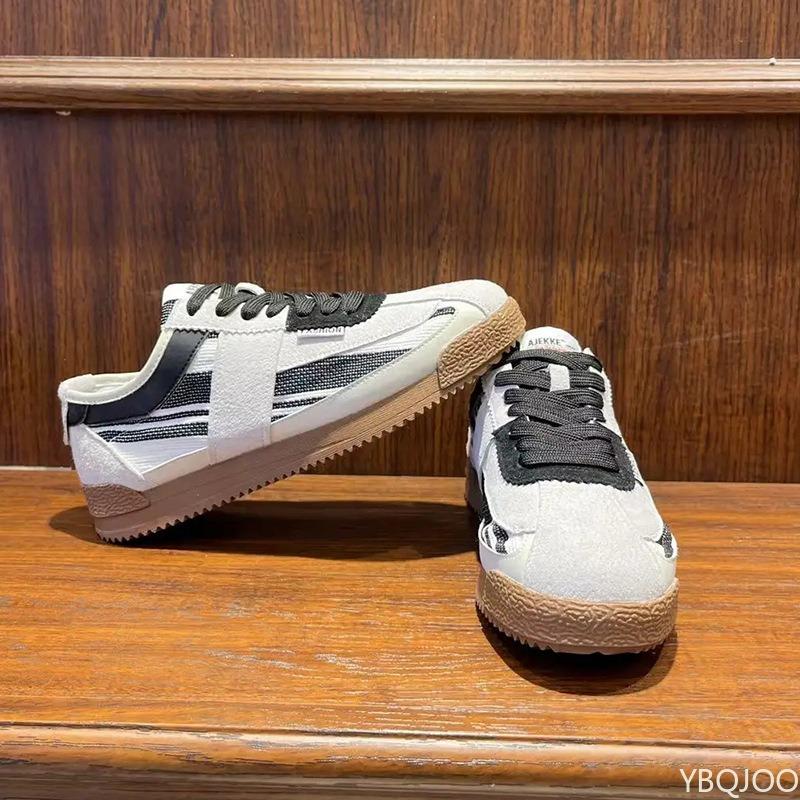 Large Size Spring and Autumn New Thick Sole Height Increasing Casual Men's Shoes Niche Trend Versatile Flat Sports Men's Shoes