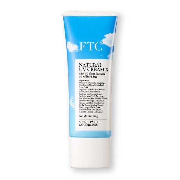 

Towako Kimishima FTC Natural UV Cream X Солнцезащитный крем от УФ-излучения для детей, 30 г [Официальный] (ДЕСЯТЬ) SPF50 + PA ++++