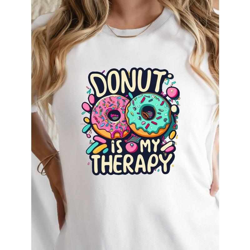 

Donut Is My Relax Pure Women s T-shirt,Comfort Fit L белый