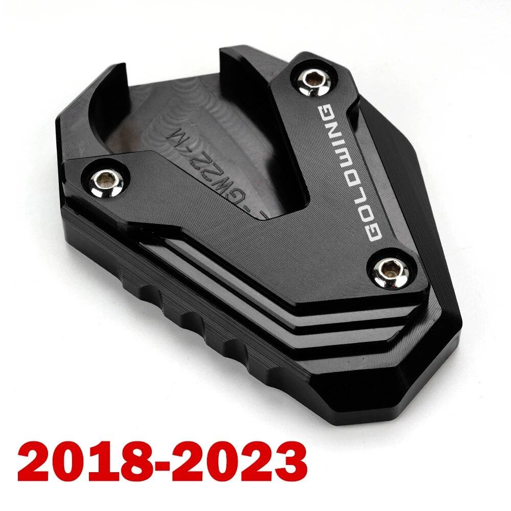 New Motorcycle CNC Foot Support Extension Plate Side Stand Enlarge for Honda Goldwing 1800 2018-2023 Gold Wing GL1800 2002-2017