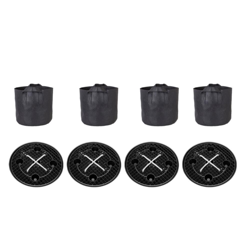 Adjustable Plant Grow Bags Mesh Holes Flowerpot Mat Self Watering Plant Tray  Indoors