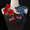 Exquisite Cheongsam Peony Flower Sewing Rose Garment Embroidery Applique Clothes Accessories Patch