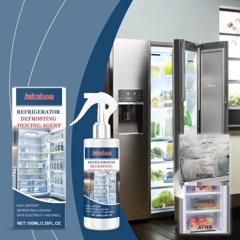 Haushalts-Kühlschrank-Enteiser 100ml Starkes Auftau-Spray Reiniger für Gefrierschrank Frostschutz Energieeinsparung Lösung