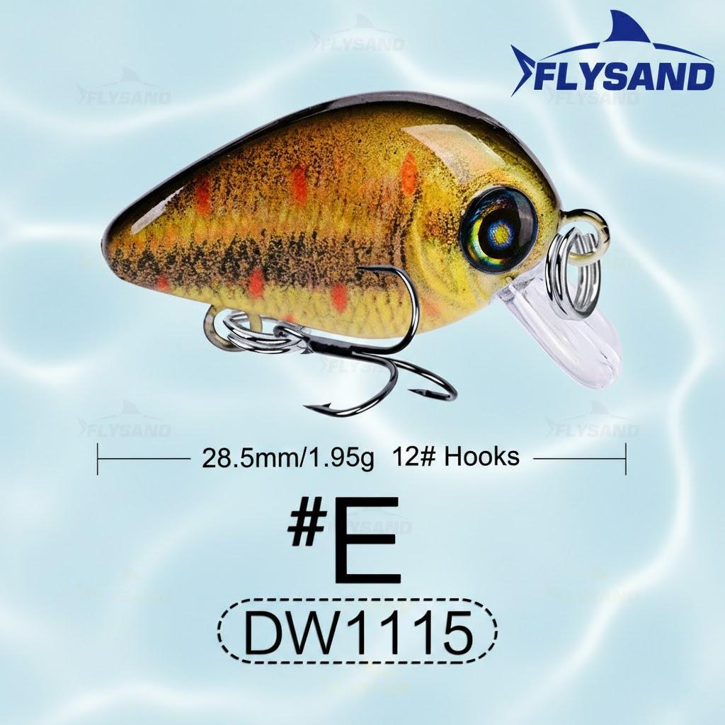 

Mini Crankbait Fishing Lure Hard Bait Wobble Swim Crank Bait Freshwater Saltwater Bass Trout Lure