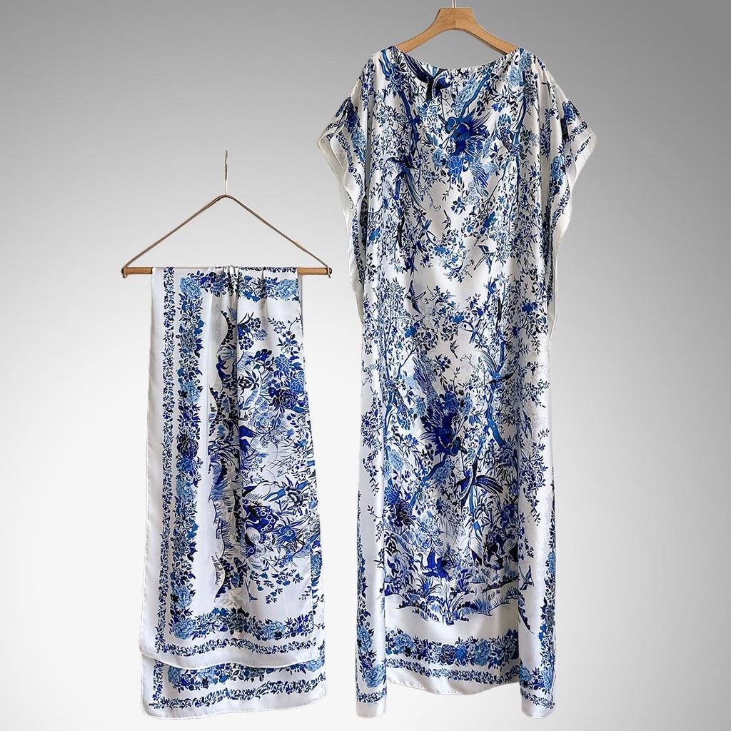 Middle Eastern Style Loose Long Dress Abaya for Women