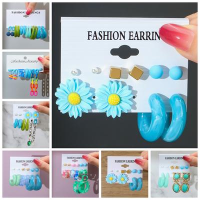 2023 neue Geschenk Ohrringe Liebhaber Persönlichkeit Charme Ohrringe Set Schöne Mädchen Mode Ohrringe Party Geschenk Elegante Frauen Ohrringe