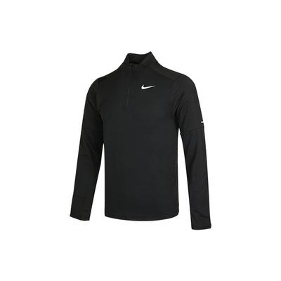 Camisa de Corrida Manga Longa com Meio Zíper Dri-FIT Element Masculina Tops Preto DD4757-010