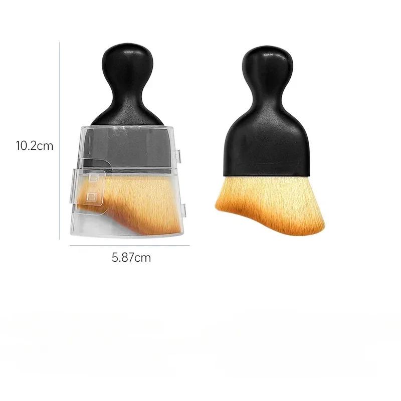 1/2Pc Car Vent Cleaning Soft Brush with Casing Car Interior Cleaning Tool Artificial Car Brush Crevice Dusting Detailing Brush