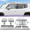 Car Windshield Sunshade Window Shade Foldable Sun Visor Cover Fit For Jeep Renegade 2016 Up Car Interior Accessories,8 Pcs