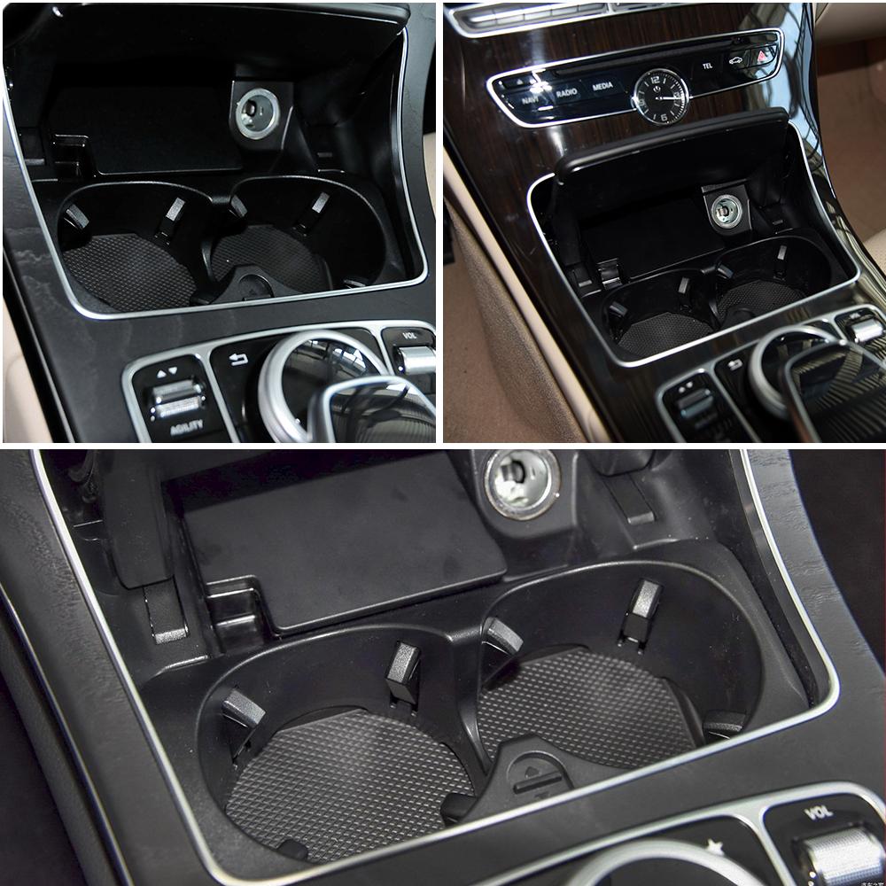 For Benz W205 W253 W213 W447 Car Enter Console Insert Drinks Cup Holder For Mercedes C E GLC V Class C200 E260 GLC300 2056800691