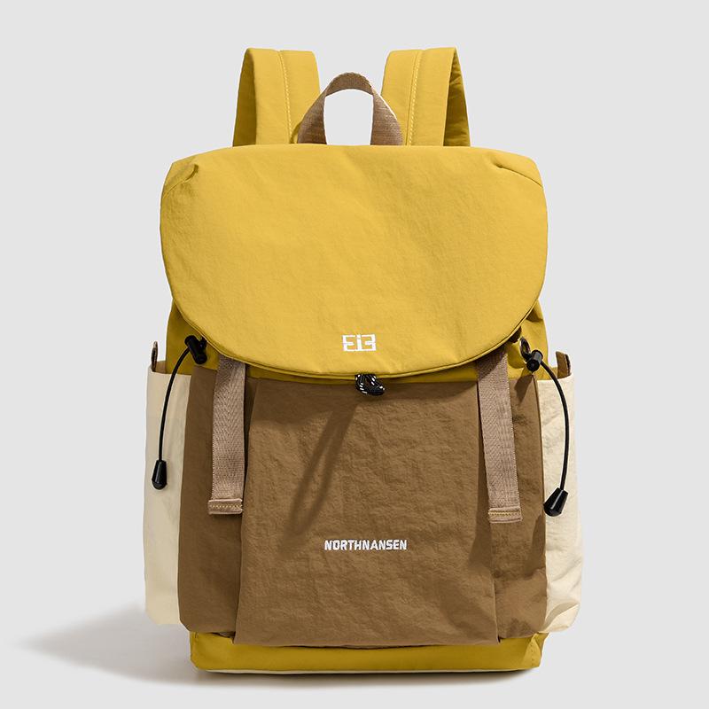 Schoolbag New Travel Backpack Women's Simple Leisure Large Capacity Mountain Outdoor Hiking Light Backpack Men