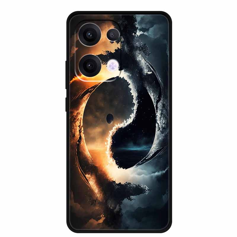 TPU Case For OPPO Reno 13 5G Phone Case Coque Shocproof Black Silicone Soft Back Cover For OPPO Reno 13 Reno13 Pro Case Funda