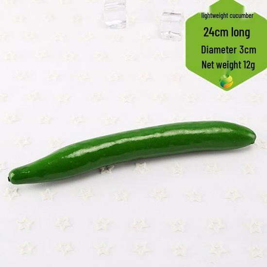 Simulation Cucumber & Bottle Gourd Model - Educational & Photography Props