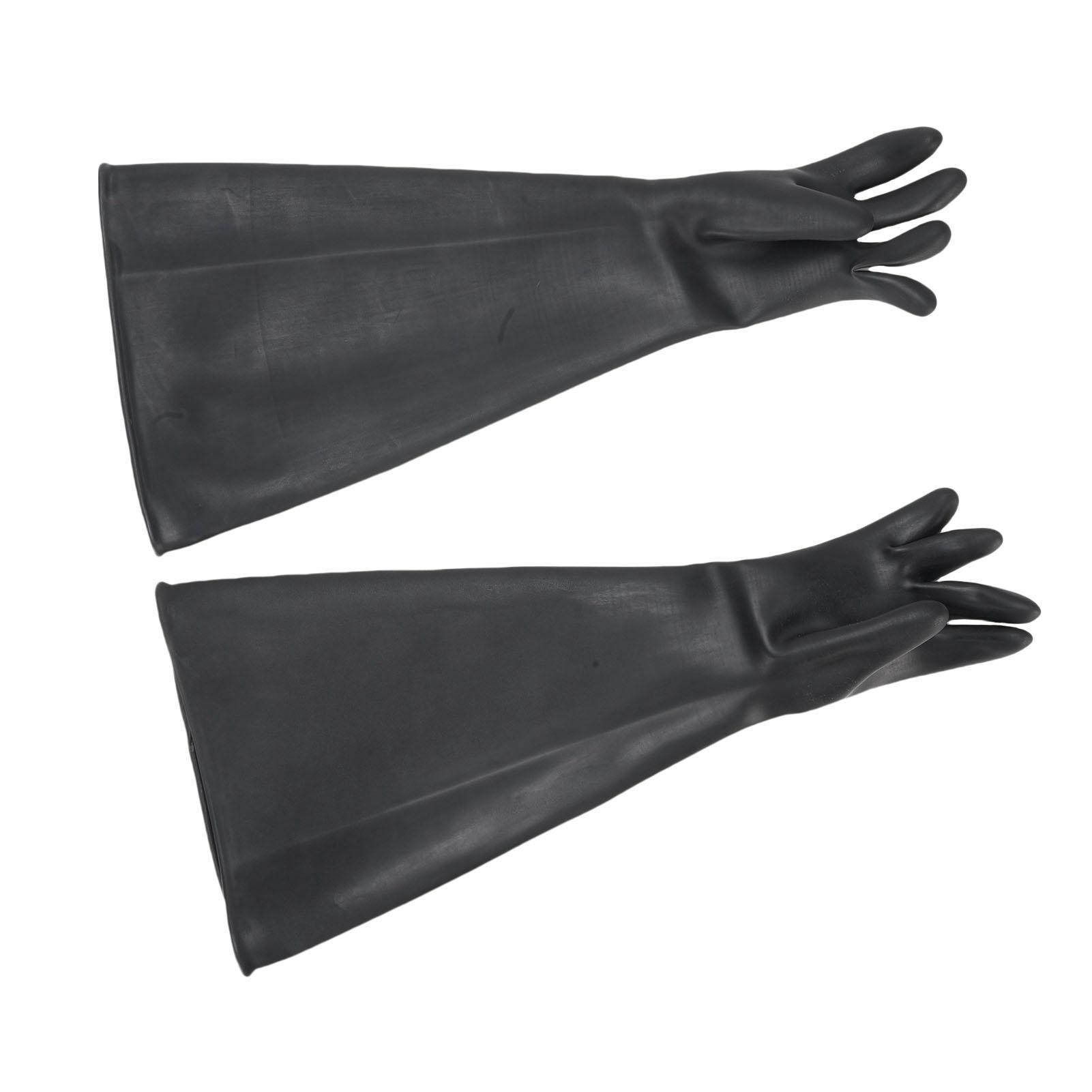 

Пескоструйные перчатки 25,6 дюйма, латексные износостойкие защитные перчатки для промышленных применений