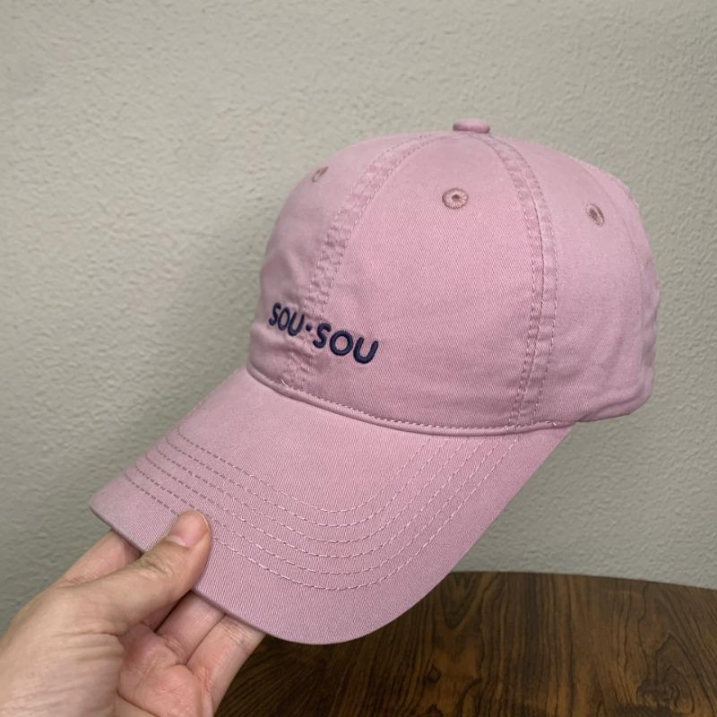 Autumn and winter baseball cap women's soft top hat shows a small face, wide brim cap, enlarged and deepened high quality