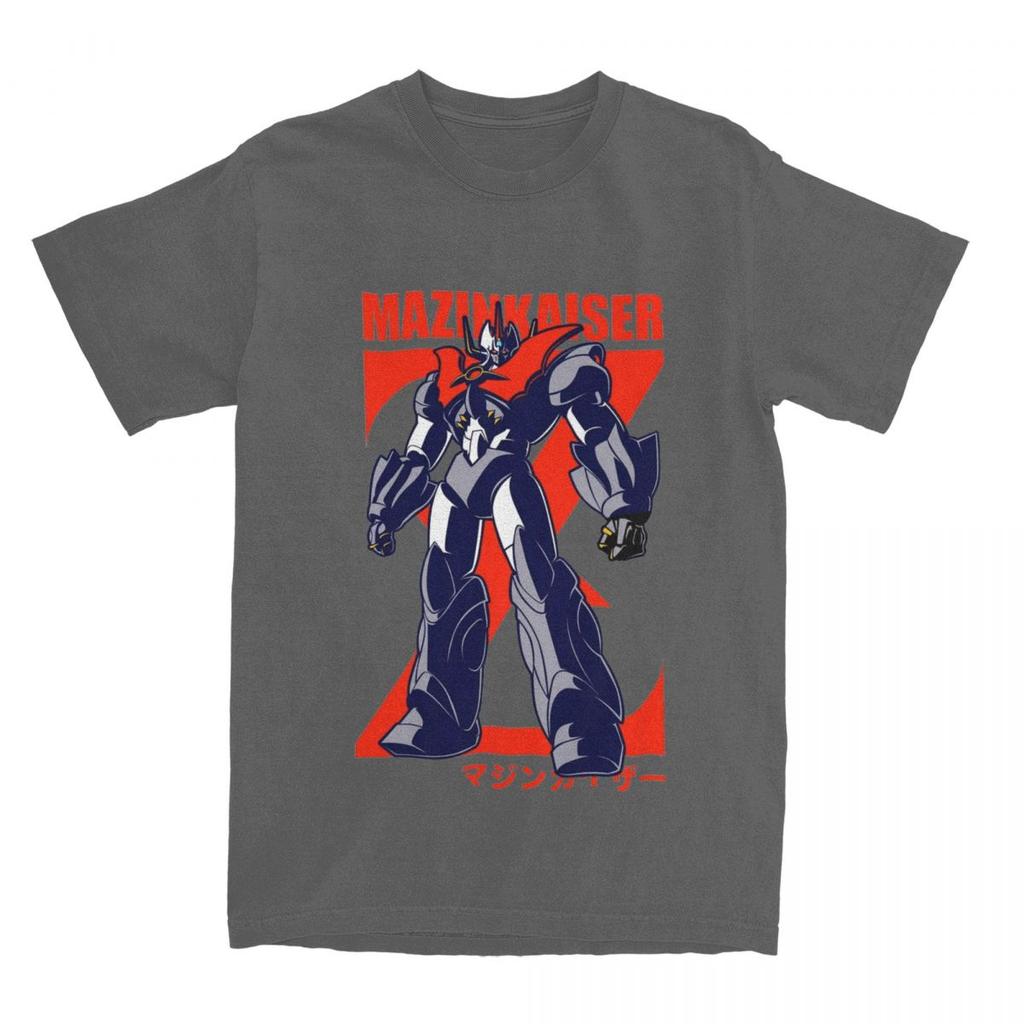 221 Mazinkaiser Full TShirts for Men Women Mazinger Z Humor 100 Cotton Tees Crewneck Short Sleeve T Shirts New Arrival Tops