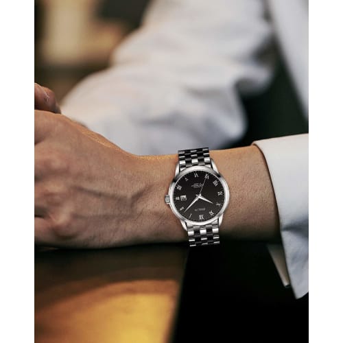 BINLUN Stainless Steel Watch Band, Polished and Durable Metal Watch Strap, Replacement Strap for Smartwatches, 18mm, 19mm, 20mm, 21mm, 22mm, and 24mm,
