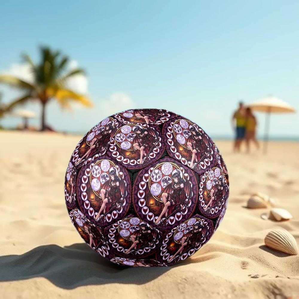 Dark Fantasy Glass Round Football Size 5 Adult Ball Suitable for Training Matches and Outdoor Team.