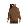 Nike Air Solid Color Corduroy Full-Zip Stand Collar Jacket Women Jacket Brown DQ6929-259
