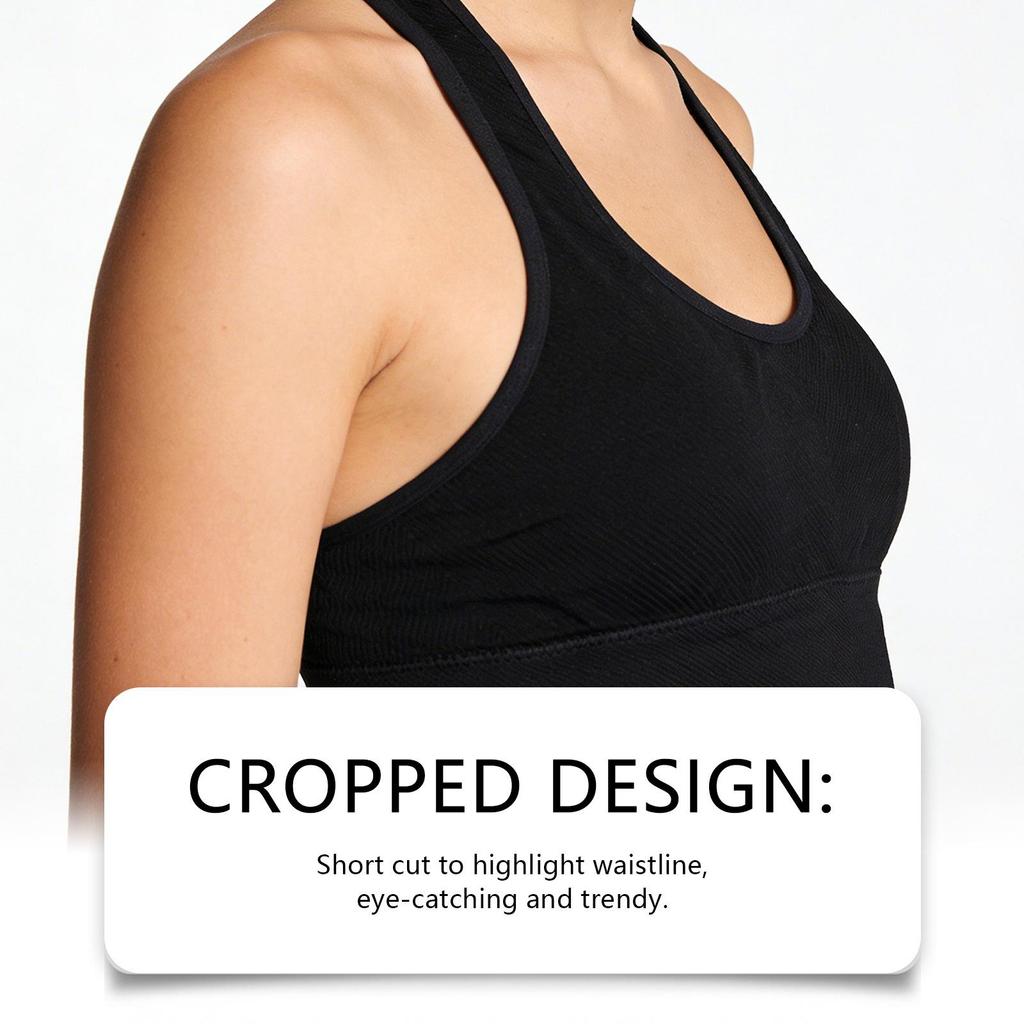 Zeriluna Comfort-Fit Sports Tank: Breathable, Skin-Friendly, Soft, Supportive Fashion Wear