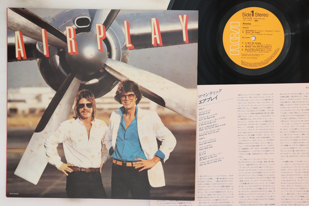 

LP Record AIRPLAY - Airplay RVP6456 RCA 1980 Japan Rock Used