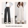 Baleno Women's High-Waist Straight-Leg Casual Pants