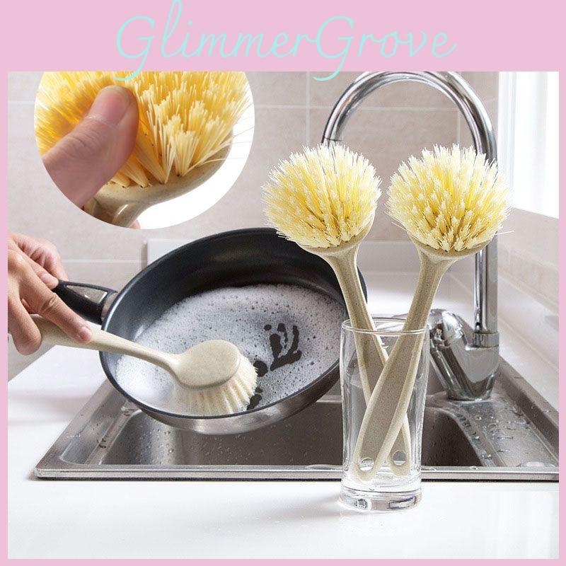 Durable And Eco-friendly Long Handle Cleaning Brush Ideal For Household Kitchen Tasks