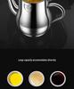 Stainless Steel Leak-Proof Oil Can with Filter, Large Capacity Kitchen Storage Bottle
