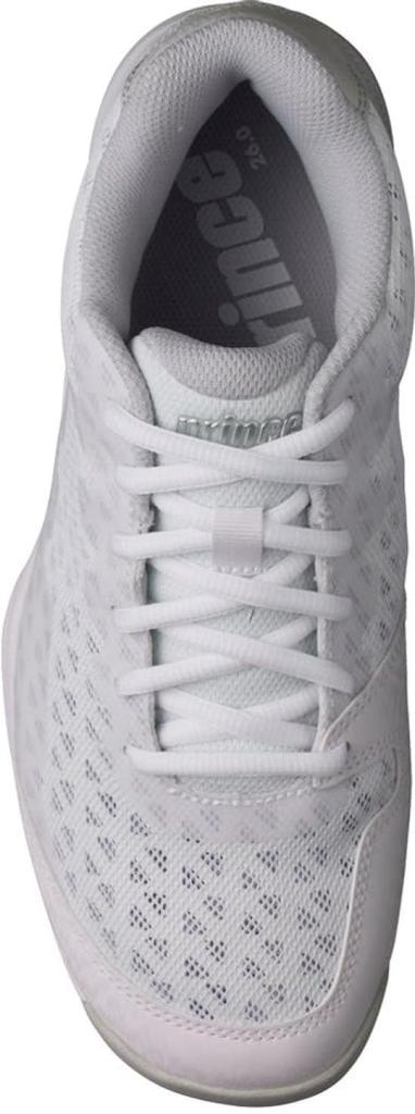 [Prince] Tennis Shoes Wide Light Advance HC White x Silver (206) 25.5 cm