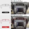 For Mercedes Benz SLK R171 2004 2005 2006 2007 2008 2009 2010 Central Air Outlet Real Soft Carbon Fiber Trim Sticker Accessories