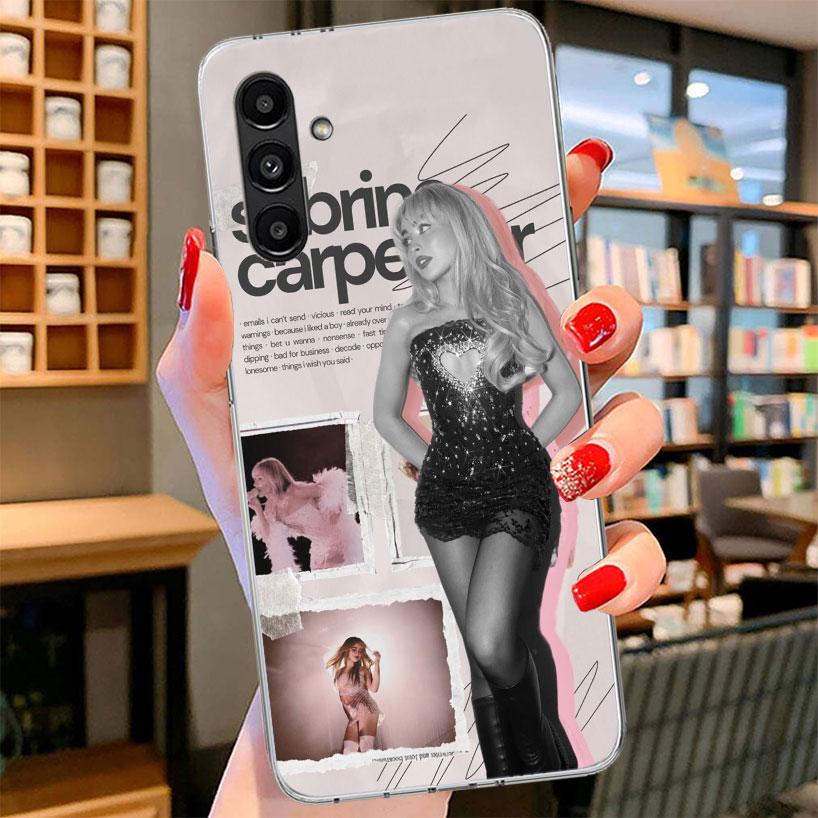 CR66 S-Sabrina C-Carpenter Phone Case For Samsung Galaxy A17 A37 A57 A16 A26 A36 A56 A15 A25 A35 A55 A14 A24 A34 A54 A13 A23 A33