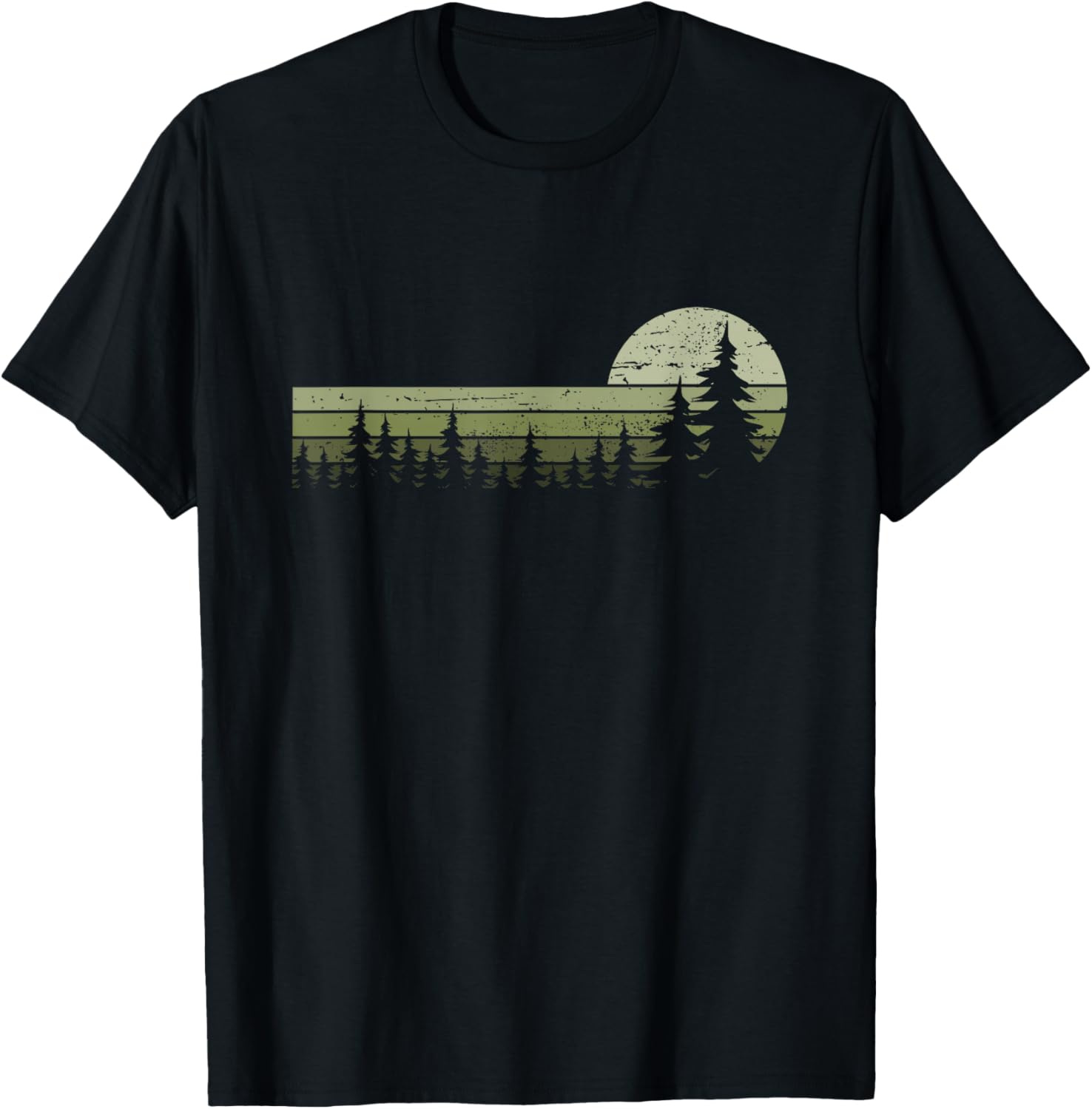 

Trees Wildlife Nature Vintage Forest T-Shirt Cotton Vintage Round Neck Hip Hop Men Women Streetwear Tees Short Sleeve - Men s... 5XL різнокольоровий