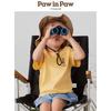 PawinPaw Boys' Cartoon Bear Print Short Sleeve T-Shirt