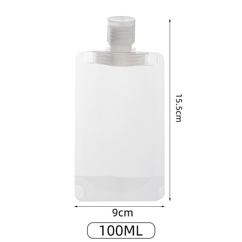 Bolsa Portátil de Viaje con Boquilla para Gel de Ducha, Champú y Loción