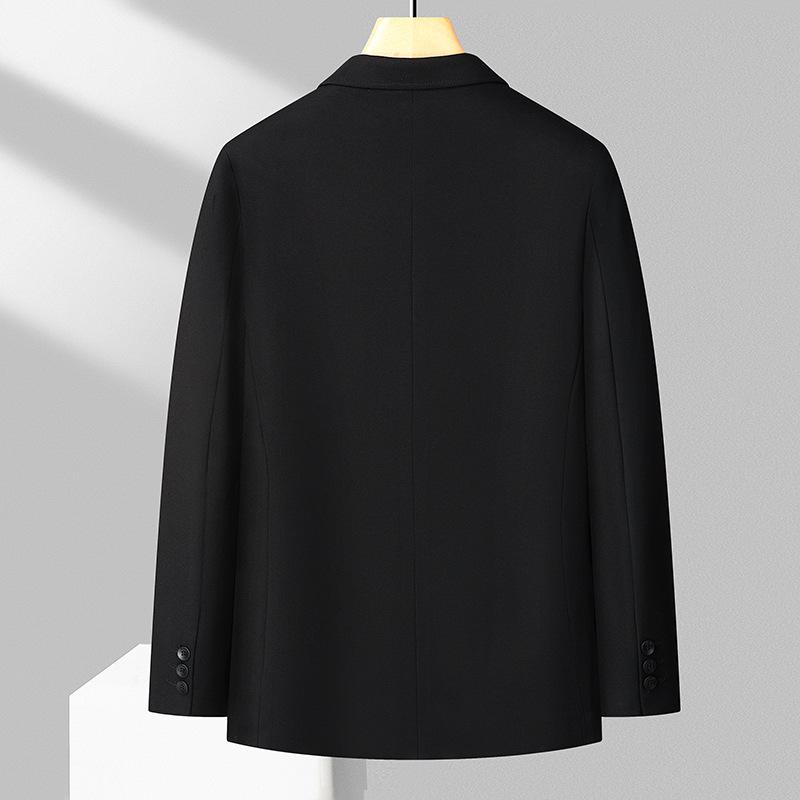 Spring and Autumn Light Luxury Business Single West Middle-aged and Young People Solid Color Knitted Trendy Suit Jacket