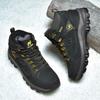 Men Winter Outdoor Sports Sneakers Leather GenuineLeather Classic Boots Genuine Man Fur Plush Snow Shoes Warm Ankle Hiking Footwear