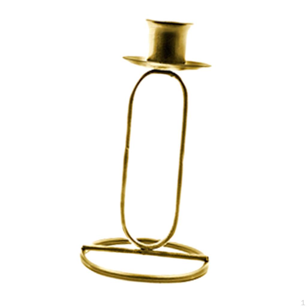 Candle Holder Metal Candlestick Candelabra Iron Candleholder Candles Stand for Living Room