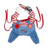Funny Cat Clothes Halloween Cosplay Costumes For Small Medium Dog Cats Creative Pet Party Kitten Jumpsuits Soft Warm Cat Coat