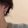 Women Light Luxury High-End Rhinestone Hoop Earrings, Stylish Ear Cuff Jewelry Daily Fashion Accessories New Arrival