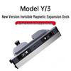 Tesla Model 3/Y Sliding Cover Docking Station with Retractable Cable and Central Control HUB Extender
