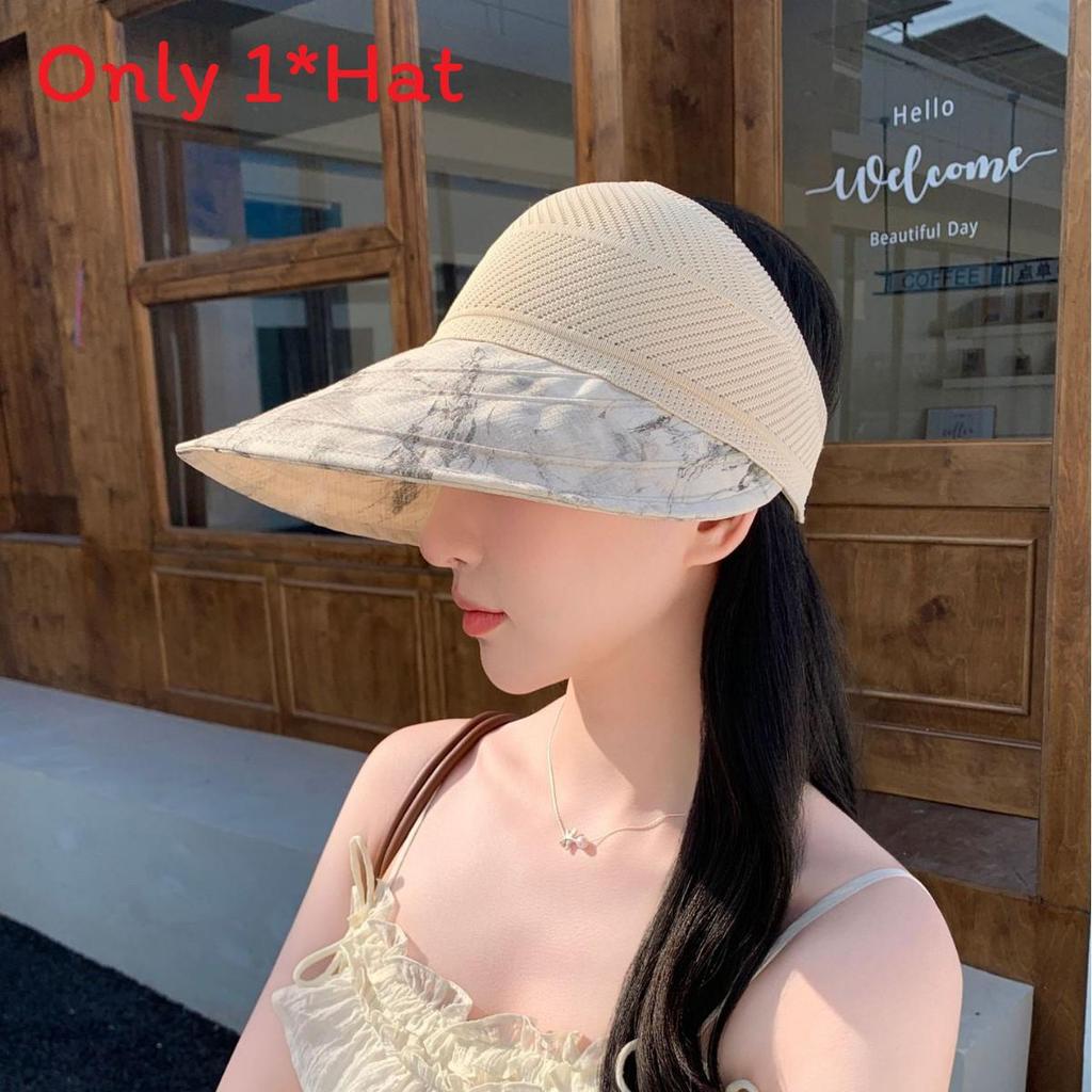 Summer Sun Protection Cap With Large Brim For Women Outdoor Sun Hat Fashion Accessory