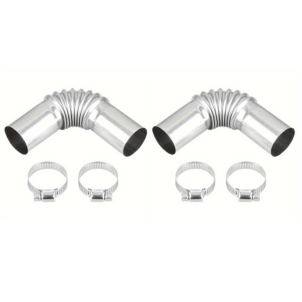 Exhaust Pipe Connector Elbow Tube 13cm Stainless Steel for Customizable Exhaust System Layouts in Various Applications