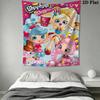 Cute Shopkins Pattern Home Decor Tapestry, Wall Hanging, Decorative RV Wall Cloth.XGT0914401