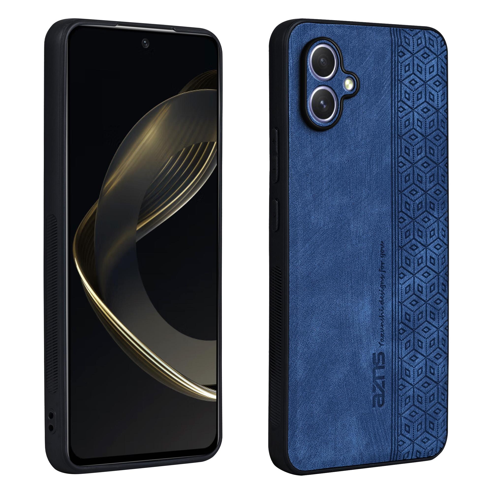 

AZNS For Samsung Galaxy A05 4G Case PU Leather Coated TPU Phone Cover Brown