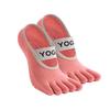 Toe Socks for Men And Women Non-slip Yoga Socks with Grips 5 Toe Athletic Running Socks for Pilates Barre Ballet Fitness